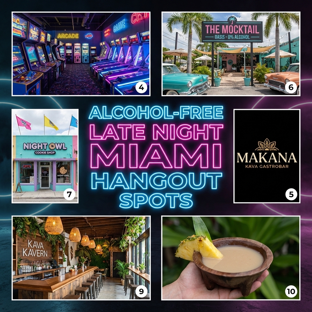 Non‑Alcohol Nightlife in Miami: Where to Go When You Want a Different Vibe